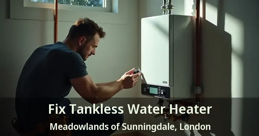 Fix Tankless Water Heater Meadowlands of Sunningdale, London - ON Fix Tankless Water Heater Meadowlands of Sunningdale, London - ON
